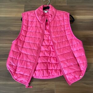 JoyLab Pink Quilted Vest